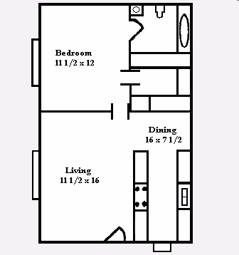 Unit D D floor plan